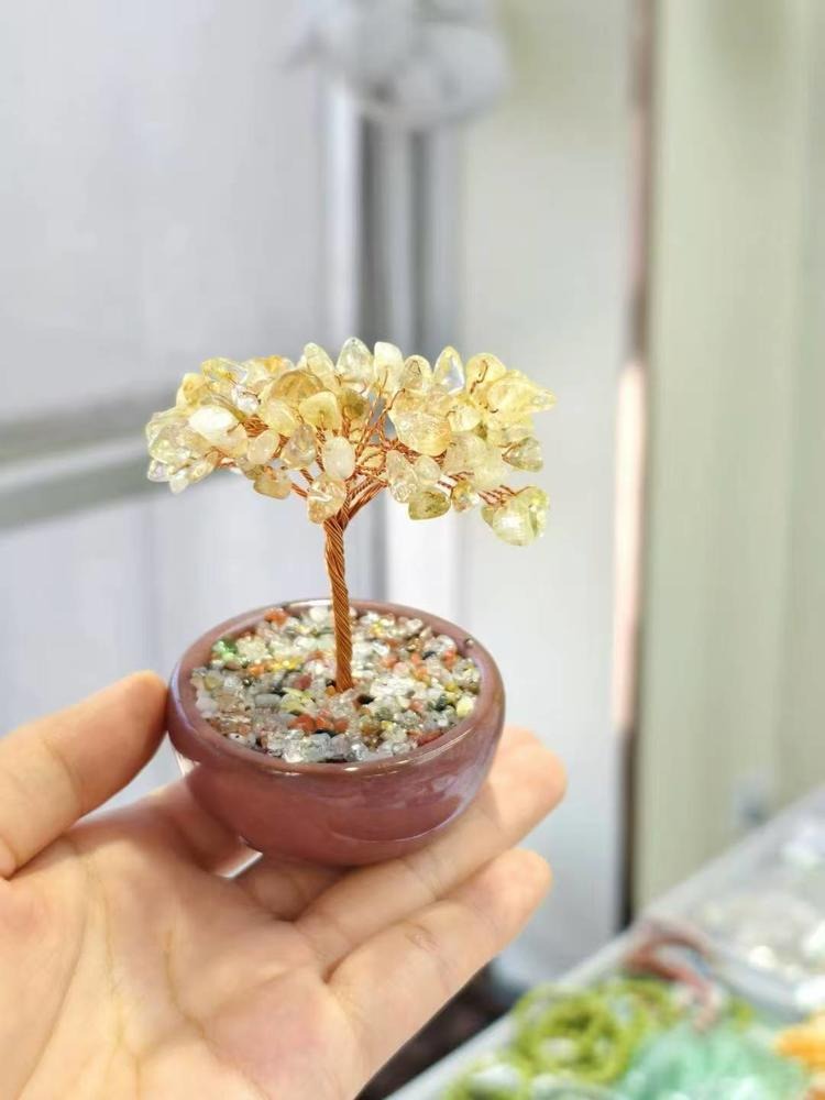 Citrine Crystal Money Tree โ Wealth & Success ๐๐ณ๐