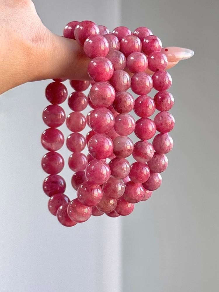 Rose Quartz Bloom Bracelet – Wisdom & Charm